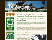 Tablet Screenshot of blankenshiptree.com